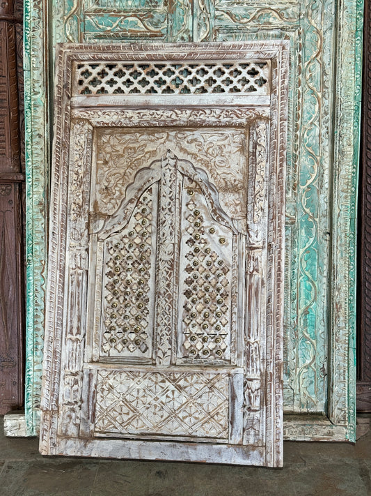 Traditional Jharokha Wall Panel – Vintage Rustic Elegance