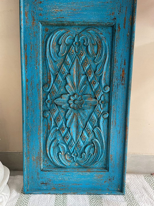 Big vintage mirror in an ornate jharokha mirror frame, offering a stunning focal point for antique bathroom mirror or dressing table setups."