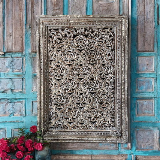 Handcrafted Wooden Carved Panel with intricate vintage designs, perfect for antique wall decor, carved wood wall art panels, and retro home decor.wall decor,
wall art,
wall accents,
large wall art,
big wall decor,
outdoor wall art,
wall hanging,