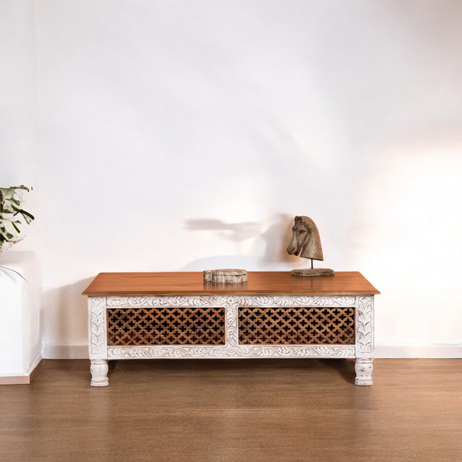 Contemporary Square Garden Coffee Table Andorra Square Modular