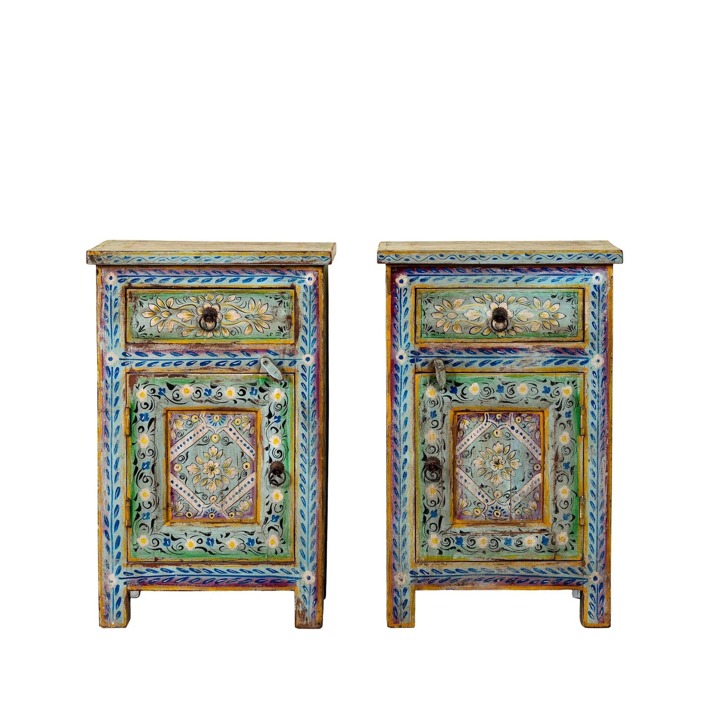 bedside table,
bedroom,
nightstand,
vintage bedside table,
rattan bedside table,
antique home decor,
bedroom furniture,
bedroom sets,
white nightstand,