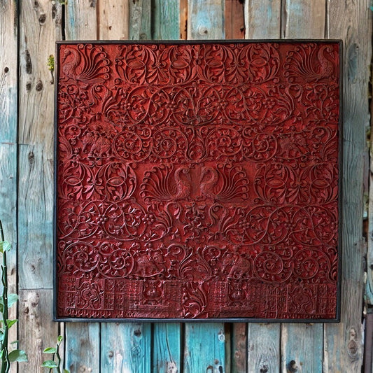 Handmade wooden carved panel showcasing intricate vintage detailing, perfect for antique wall decorwall decor,
wall art,
wall accents,
large wall art,
big wall decor,
outdoor wall art,
wall hanging,
vintage wall decor,
rustic wall decor,
antique wall decor,
rustic wall art,
vintage home decor,
home decor,
antique home decor
