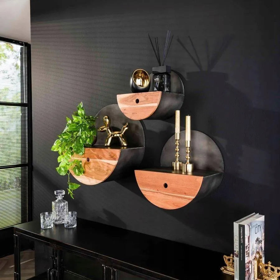 Arko Half-Moon Wall Shelves