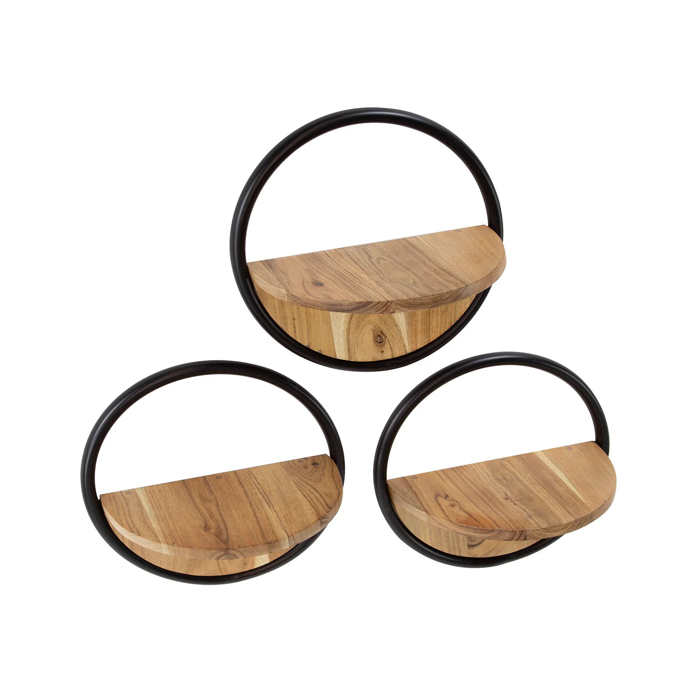 Kavro Grid Wall Shelves | Set of 3