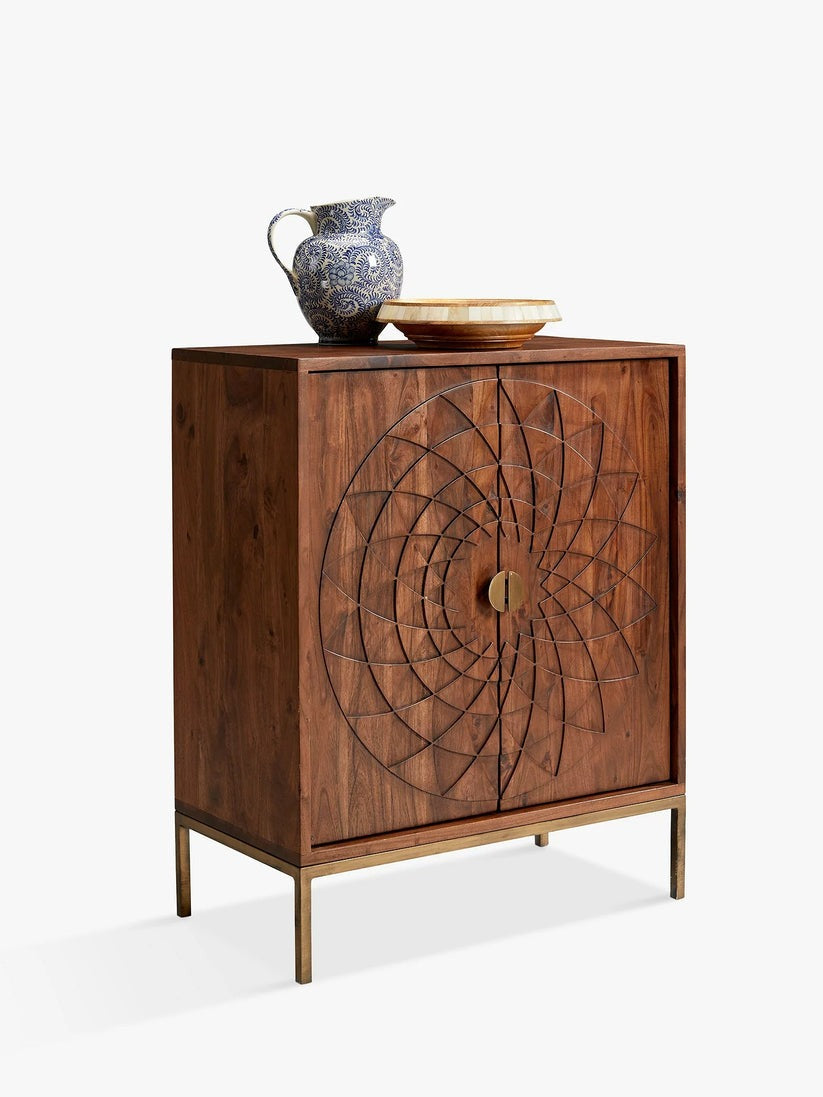 Mango Wood Storage Cabinet
