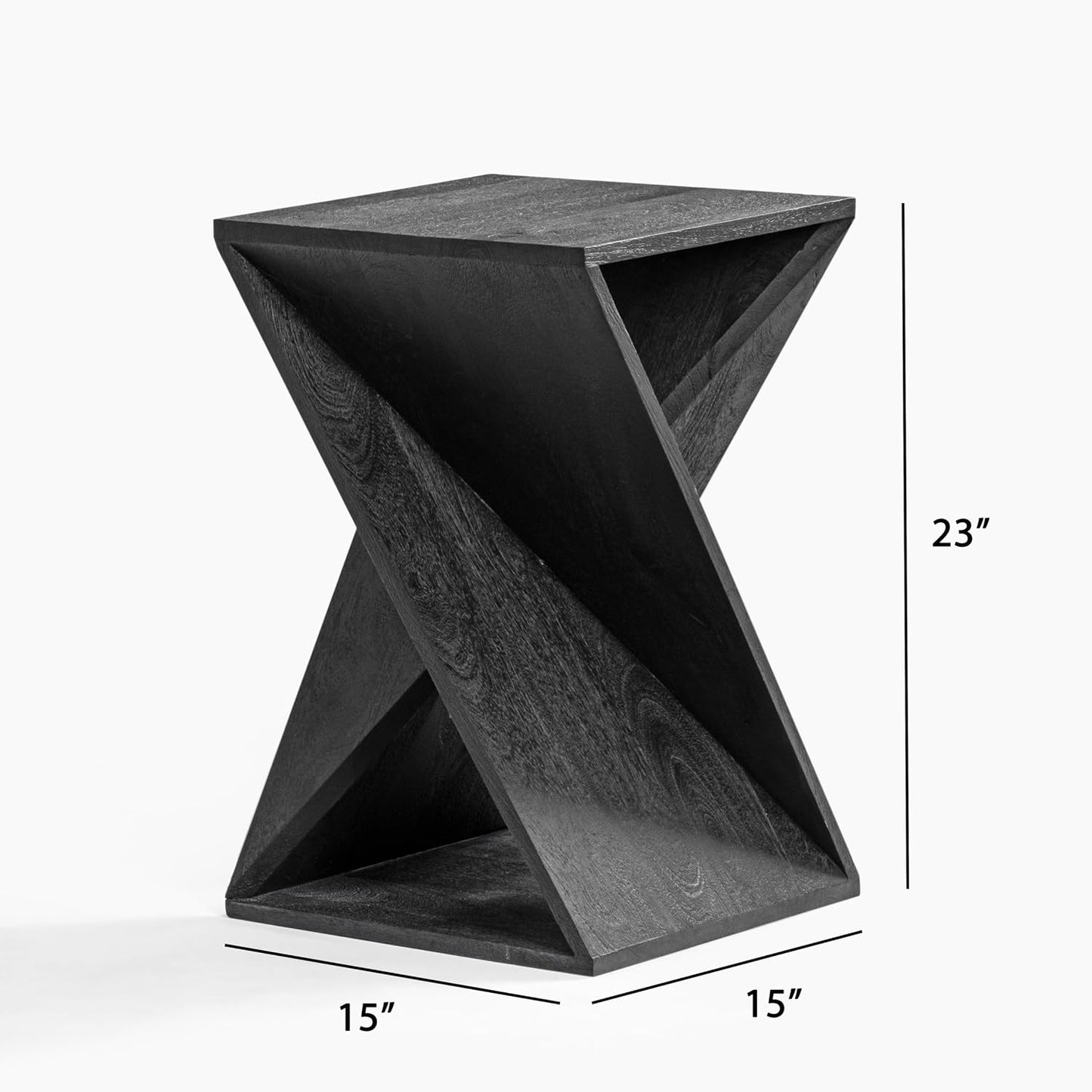 Obsidian Twist Side Table HTML