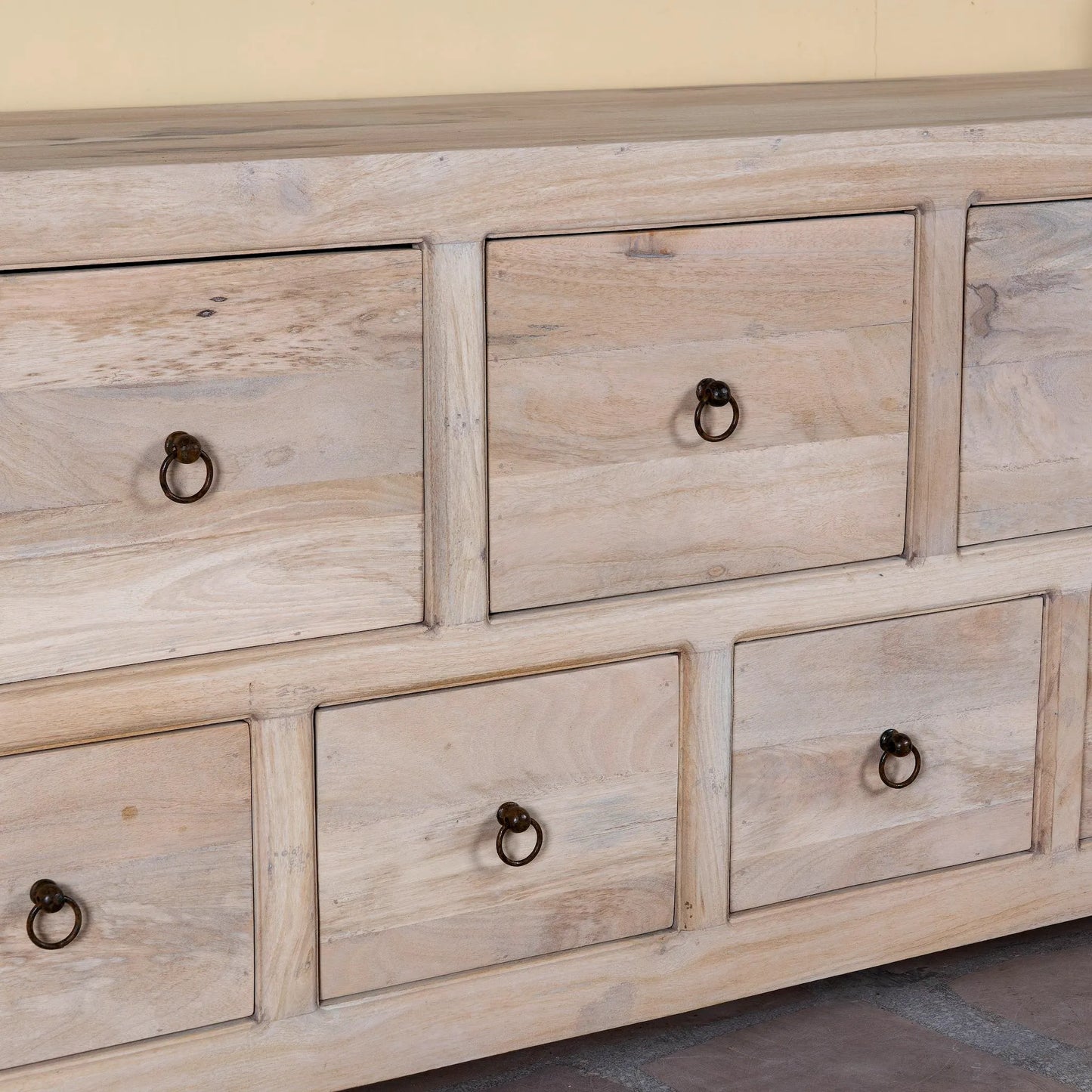 Aadya Ibiza Style Mango Wood Drawer Chest