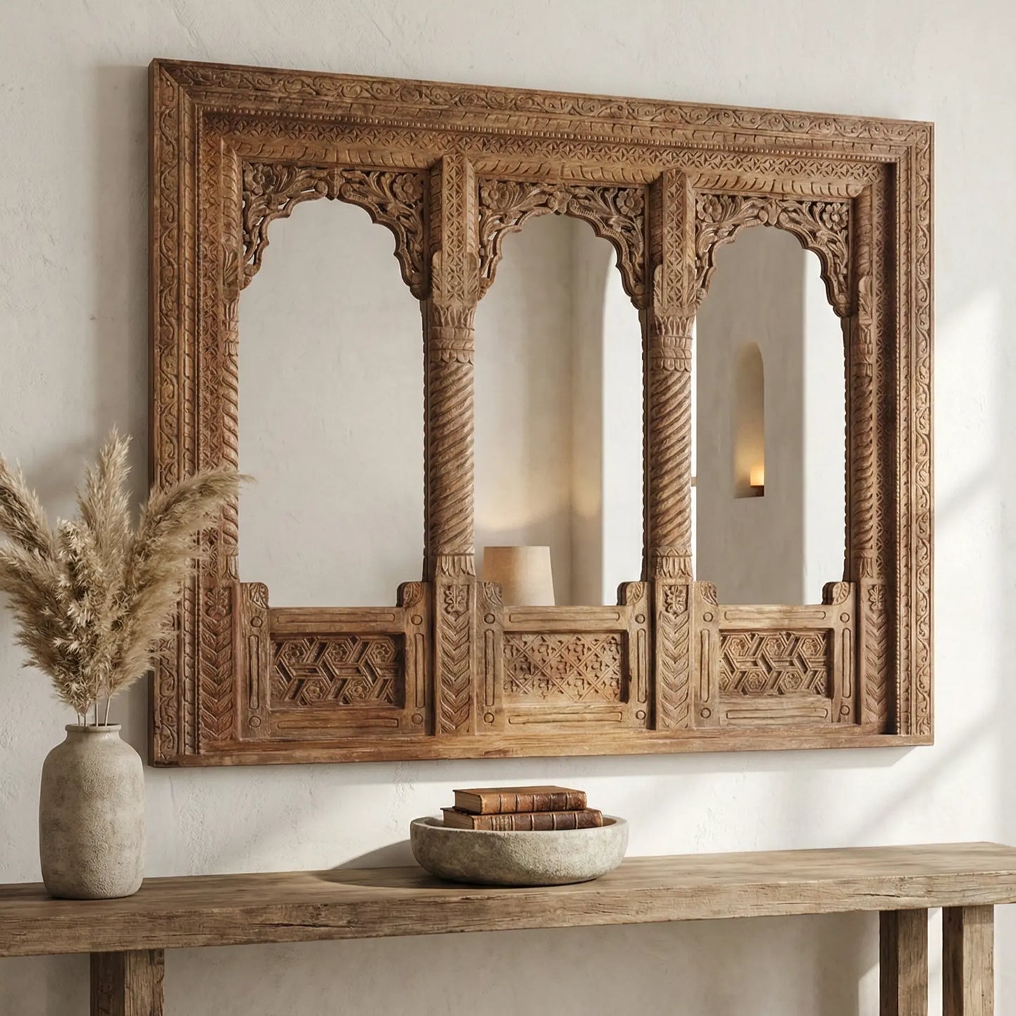 Mirror,
Bathroom Mirror,
Wall Mirror,
Vintage Mirror,
Vintage Home Decor,
Vintage Art,
Antique Interior,
Antique Furniture,Vintage Wall Decor | Wooden Carved Long Wooden Jharokha Indian Mirror Frame Antique Wall Decorwall decor,
wooden wall decor,
vintage wall decor,
antique home decor,
wall art,
large vintage mirror,
jharokha mirror,
vintage bathroom mirror,
vintage floor mirror,
oval wood mirror,
vintage mirror,
antique mirror frame,
carved mirror,
vintage wall decor,
antique mirror,
black framed mirror,

