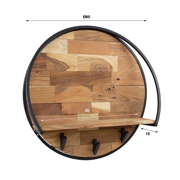 Orvex Round Wall Shelves