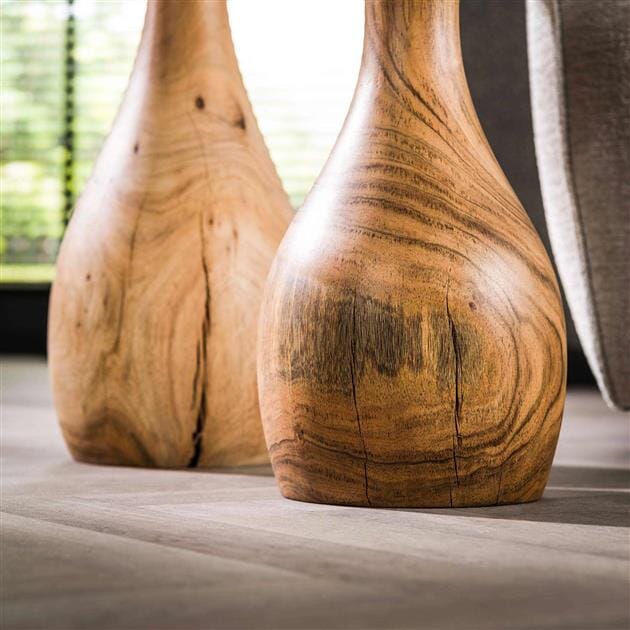 Avero Log Side Tables set of 2