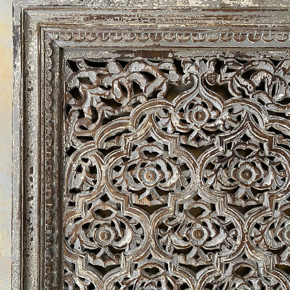 Vintage Wall Decor Hand-Carved Wall Decor Vintage Ganesha Wooden Art Antique Wall Hanging Rustic ...