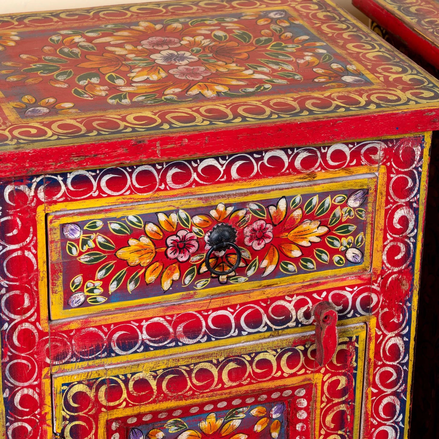 bedside table,
bedroom,
nightstand,
vintage bedside table,
rattan bedside table,
antique home decor,
bedroom furniture,
bedroom sets,
white nightstand,