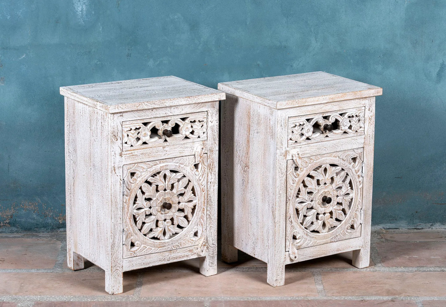bedside table,
bedroom,
nightstand,
vintage bedside table,
rattan bedside table,
antique home decor,
bedroom furniture,
bedroom sets,
white nightstand,