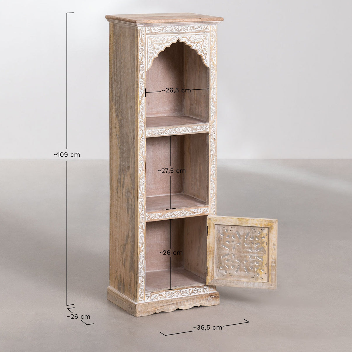 Mango Wood Shelf Zaria Dobri Arts