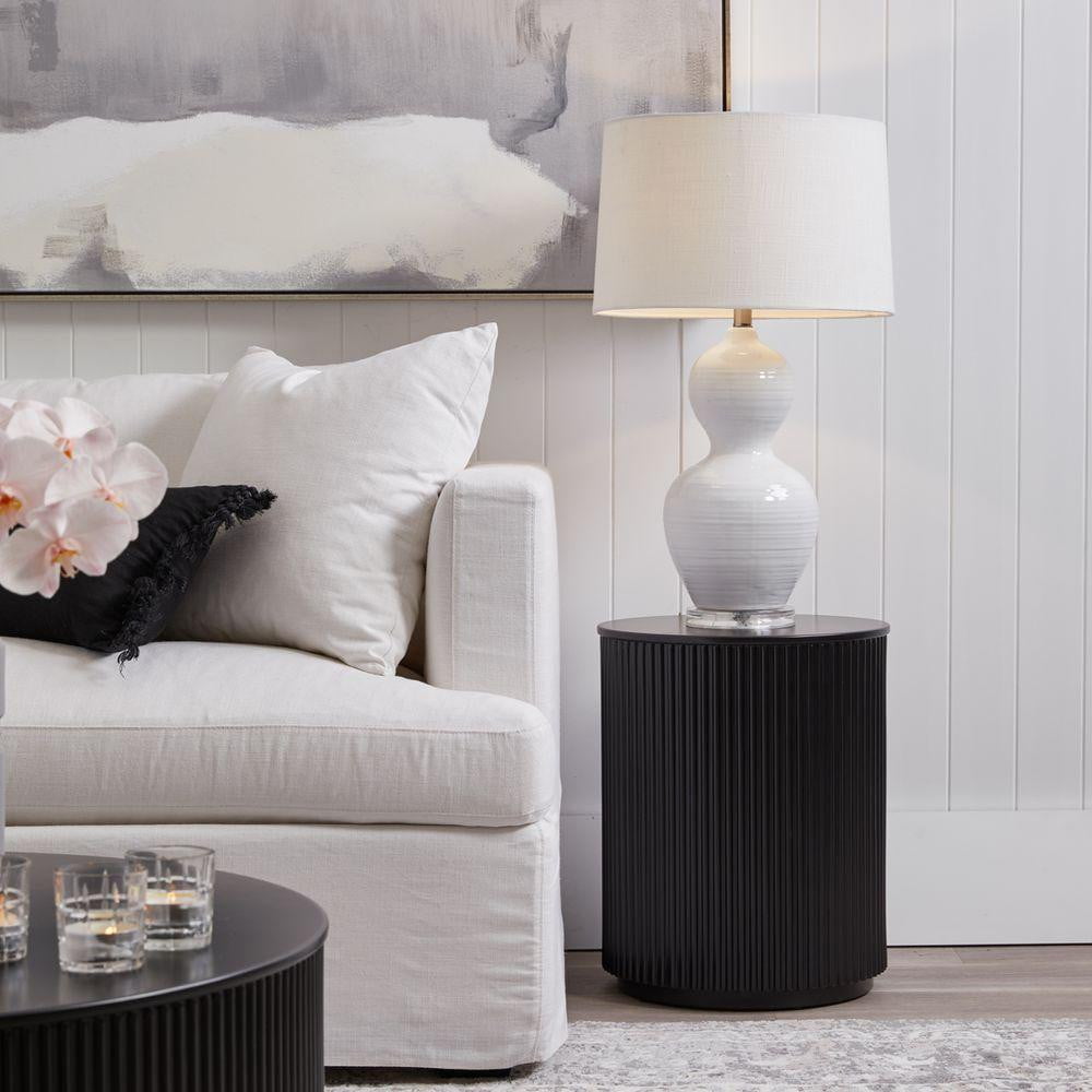 Noir Flute Side Table